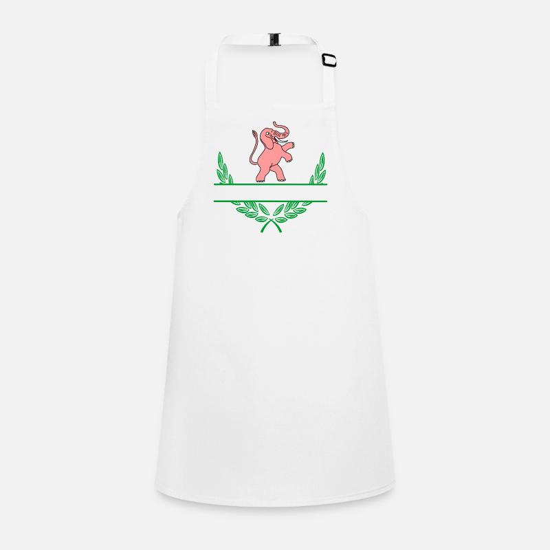 Pink Elephant with Namespace Children's Apron