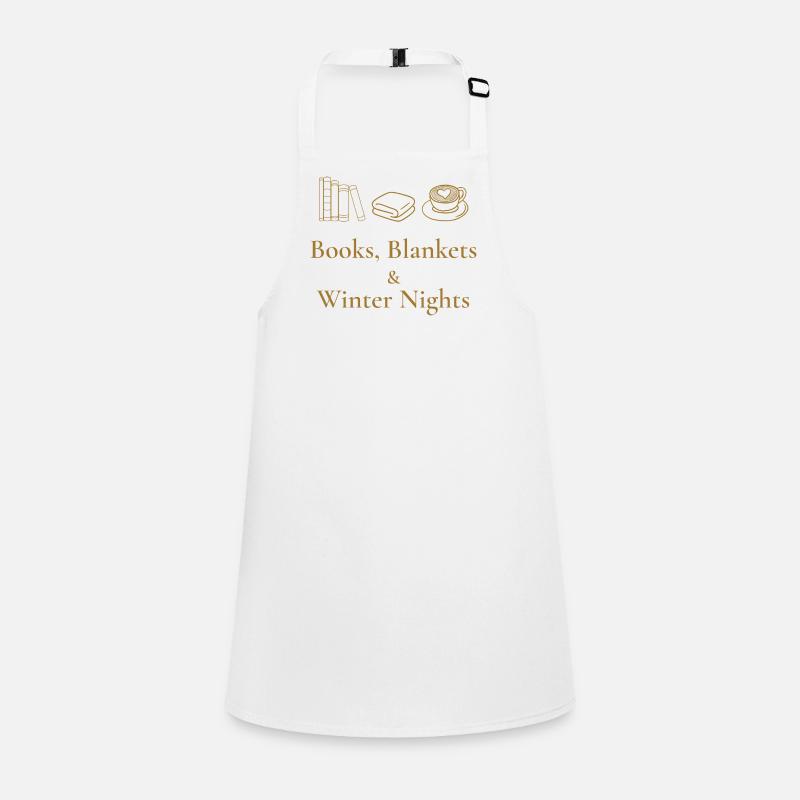 Bücher, Decken & Winternächte – Gemütliche Atmosphäre Schürze für Kinder