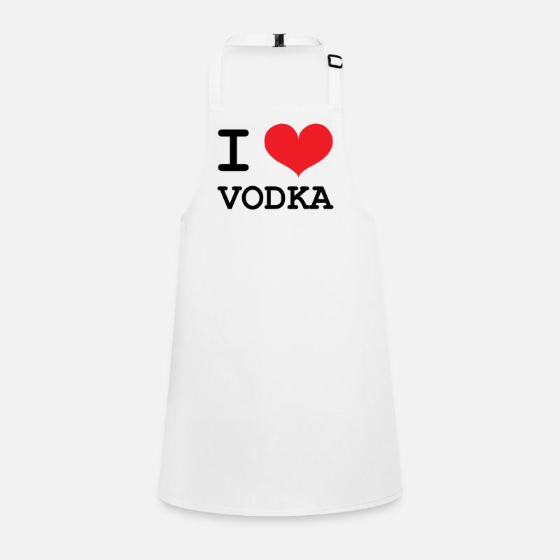 I Love Vodka - Alcool Tablier Enfant