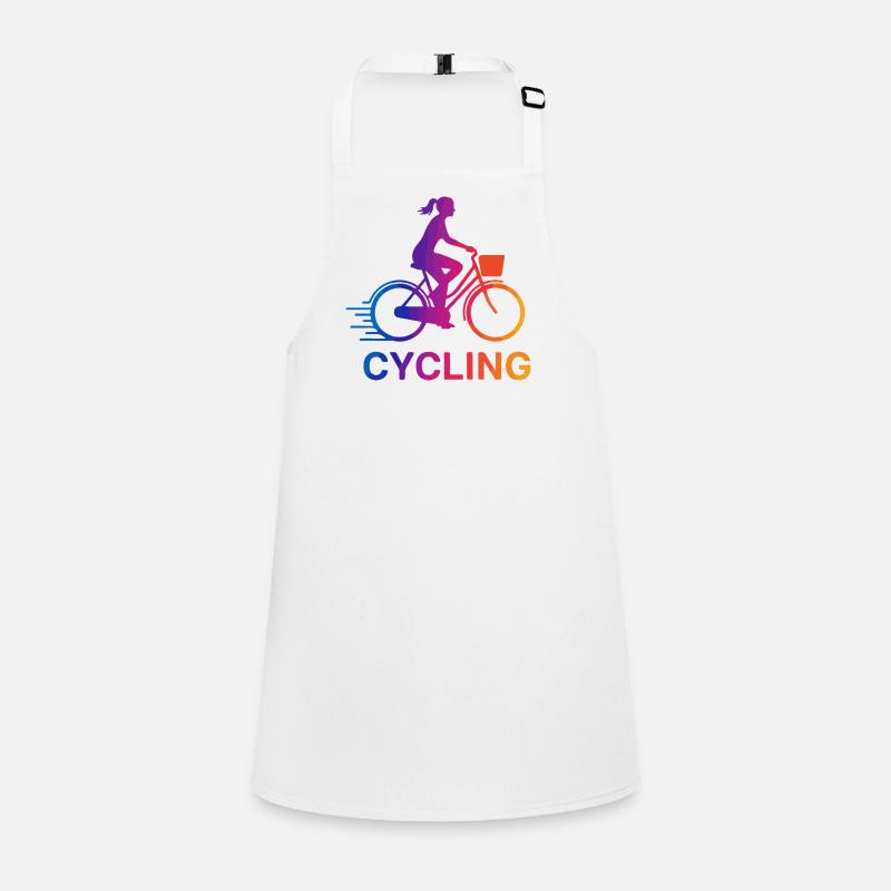 Cycliste Rainbow Gradient Tablier Enfant