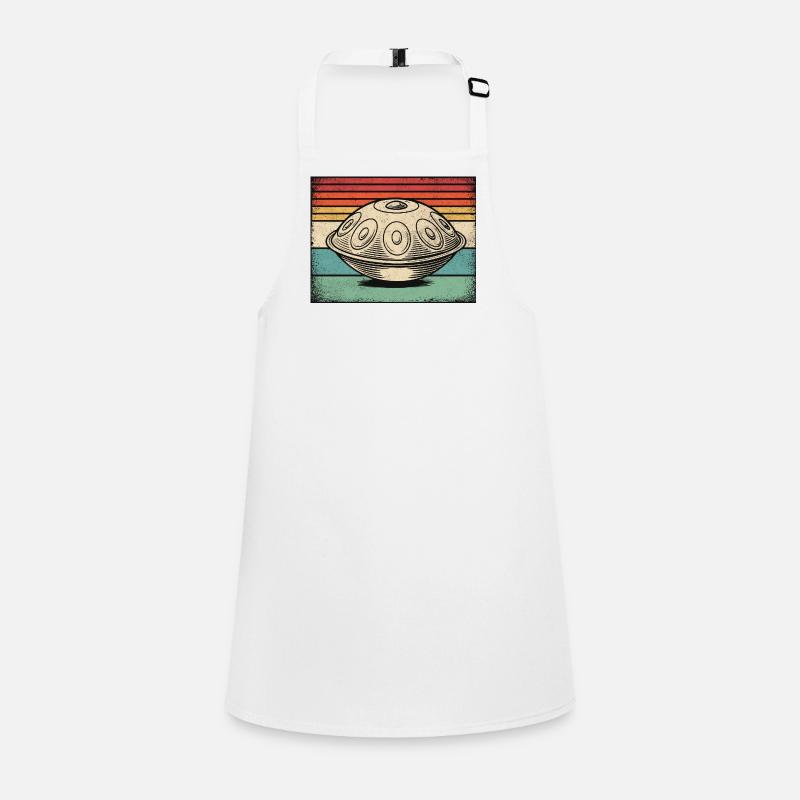 Handpan Hang Drum Retro Schürze für Kinder