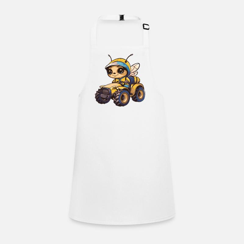 Bee Tractor Farmer Children's Apron