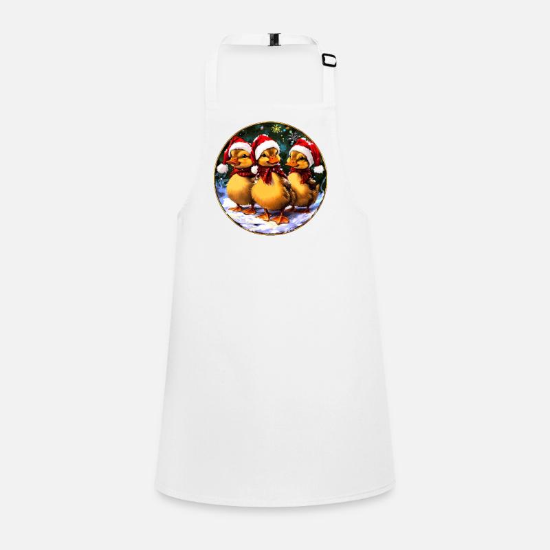 Santa Claus Duckling Children's Apron