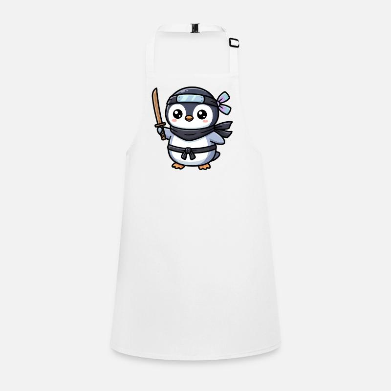 Pingouin Ninja avec Épée Tablier Enfant