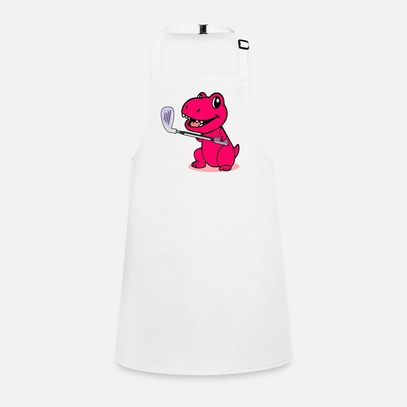 Cute Dinosaur - Kid Golf Player Children's Apron