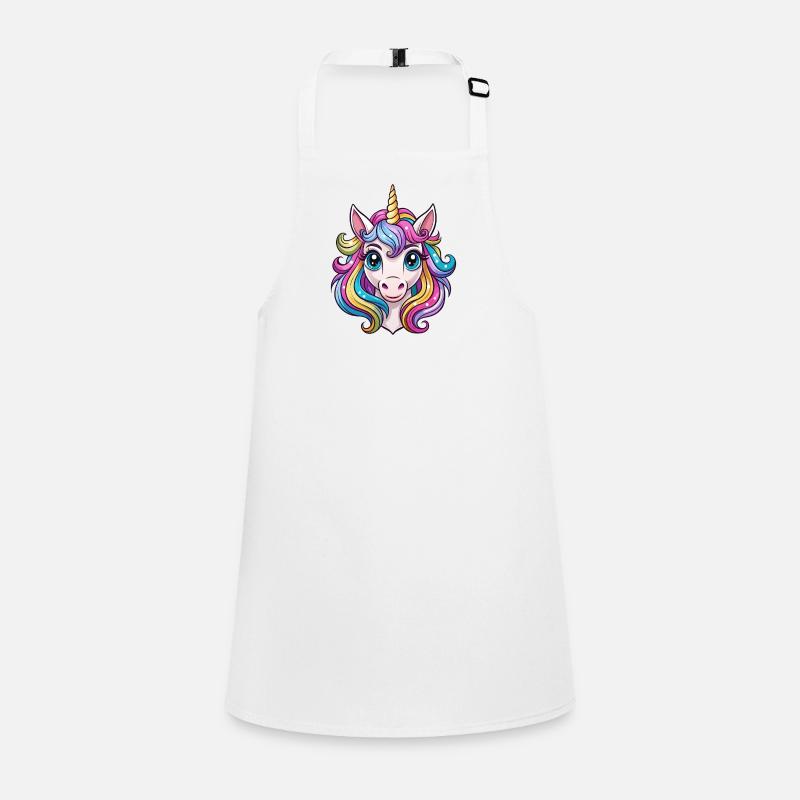 Face de licorne Tablier Enfant