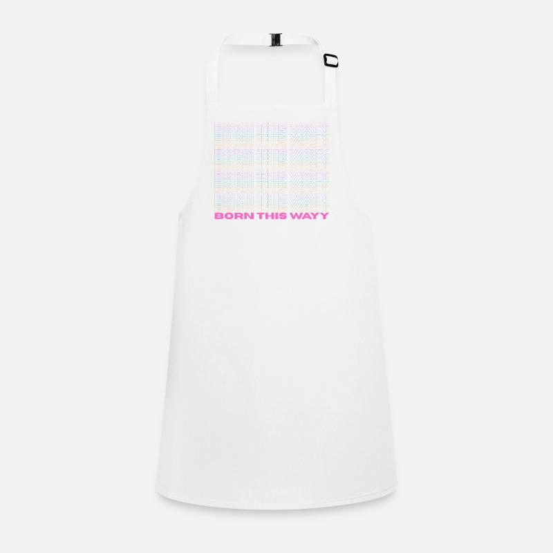 Fierté / CSD / Design LGBTQ+ « Born this way » Tablier Enfant
