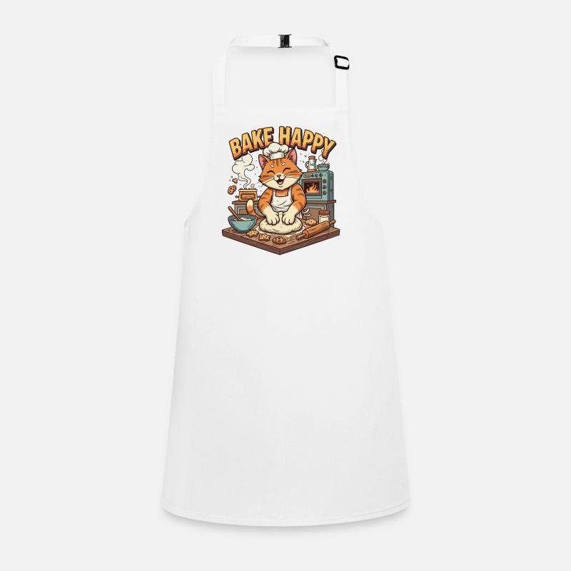 Baking Delight Cat Bakes Cookies Children's Apron