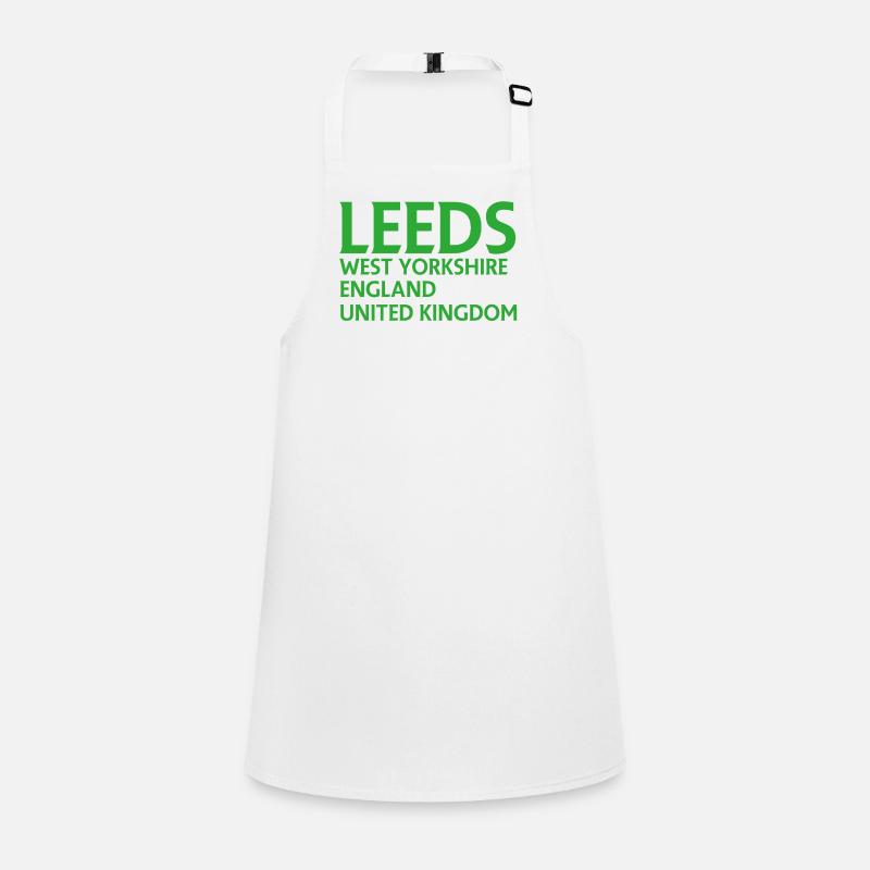 Leeds – England Liedtextdesign Schürze für Kinder
