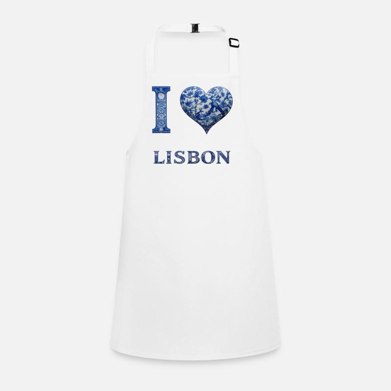 Lisbonne – Architecture en bleu Tablier Enfant