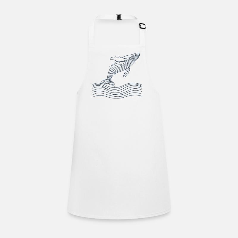 Vagues de baleines Tablier Enfant