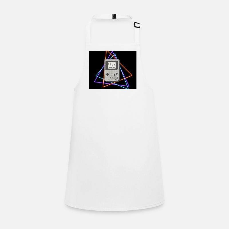 Retro Game Console Neon Children's Apron
