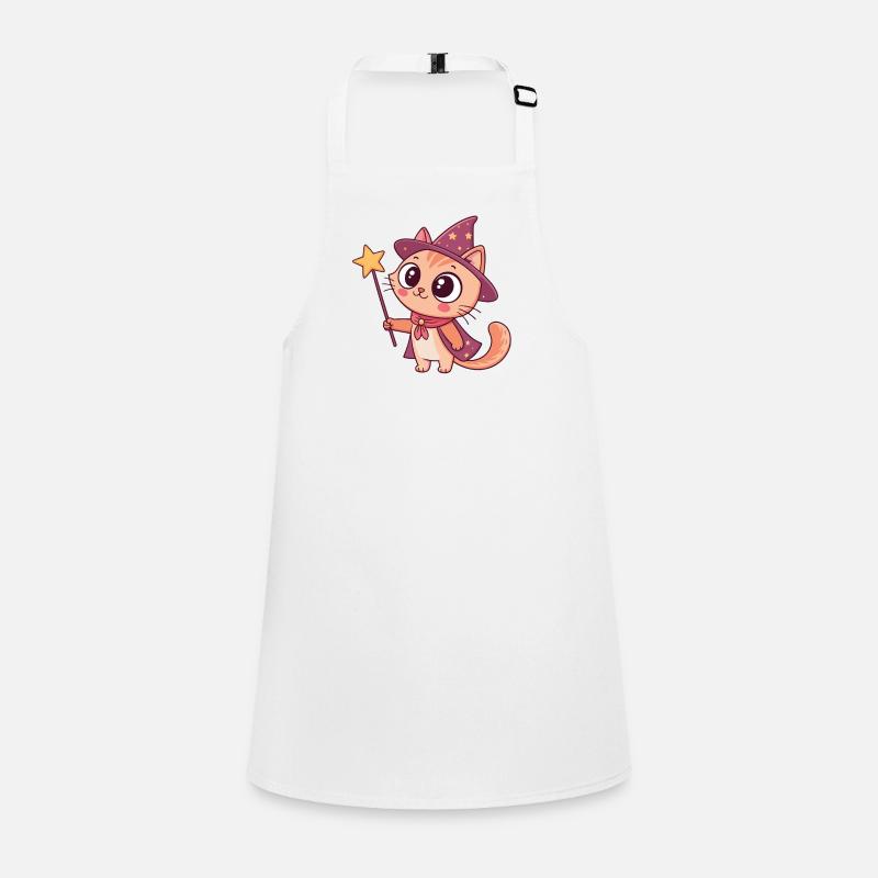 Chaton Magicien Pastel Tablier Enfant