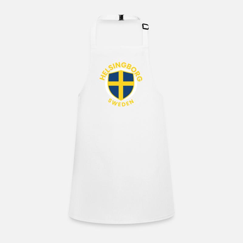 Helsingborg-Schild Schweden Schürze für Kinder