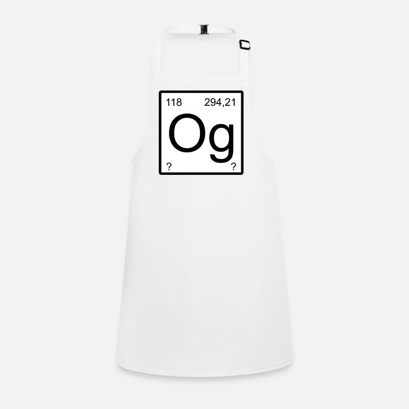Oganesson Og Element Grafik Periodensystem Schürze für Kinder