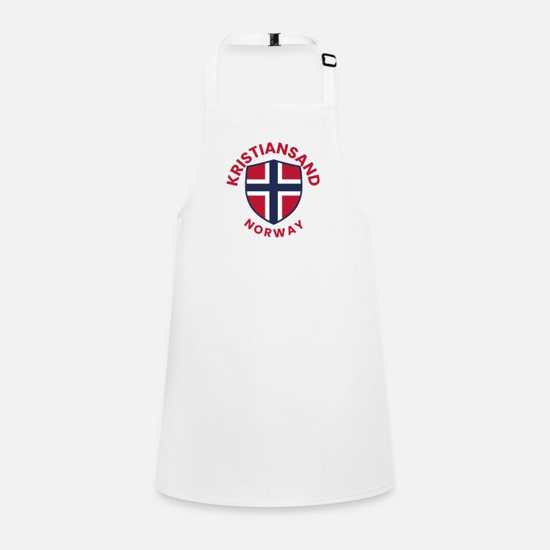 Kristiansand Norway Shield Emblem Children's Apron