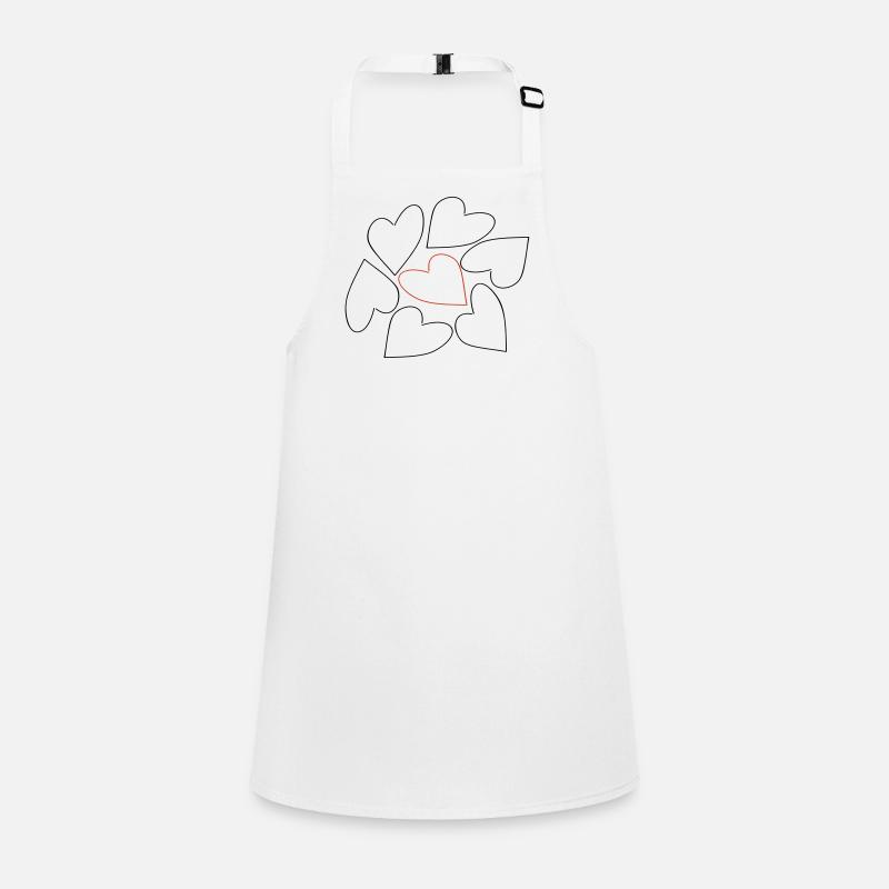 Herzen / Cœurs Tablier Enfant