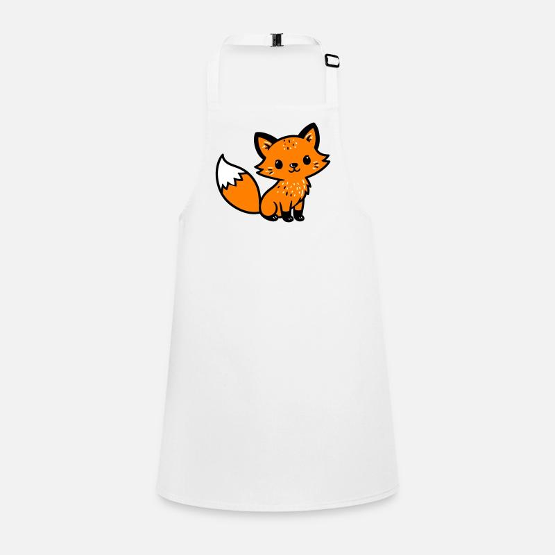 Fox Cute Comic Children's Apron