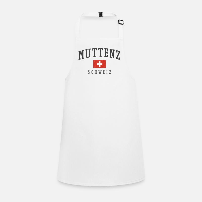 Emblème du drapeau suisse de Muttentz Tablier Enfant