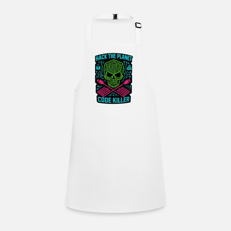 Hack the Planet Code Killer - Cyber Security Children's Apron