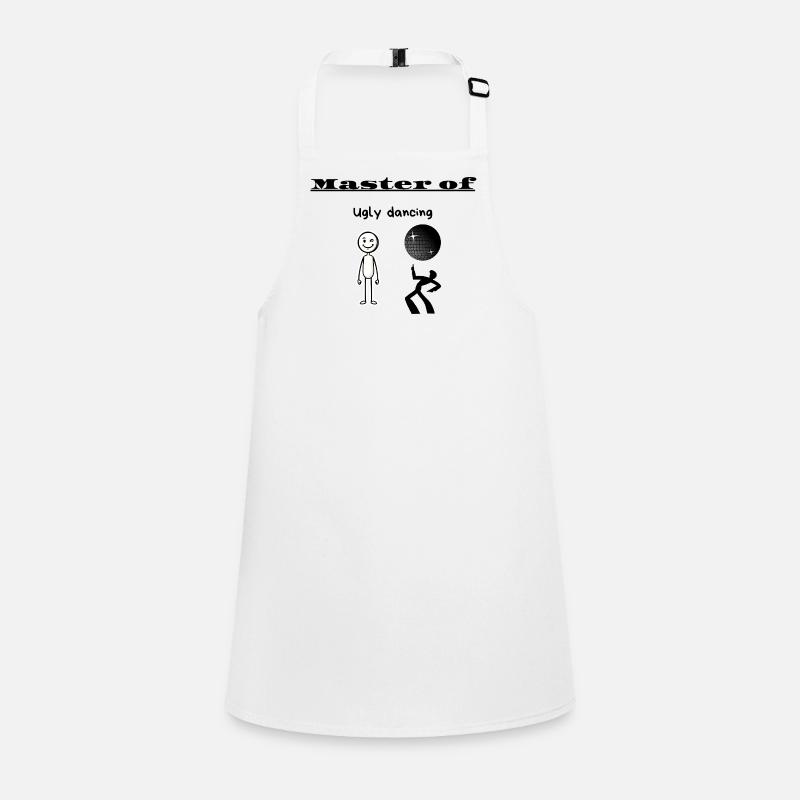 Maître de la danse moche - Tablier Enfant - blanc
