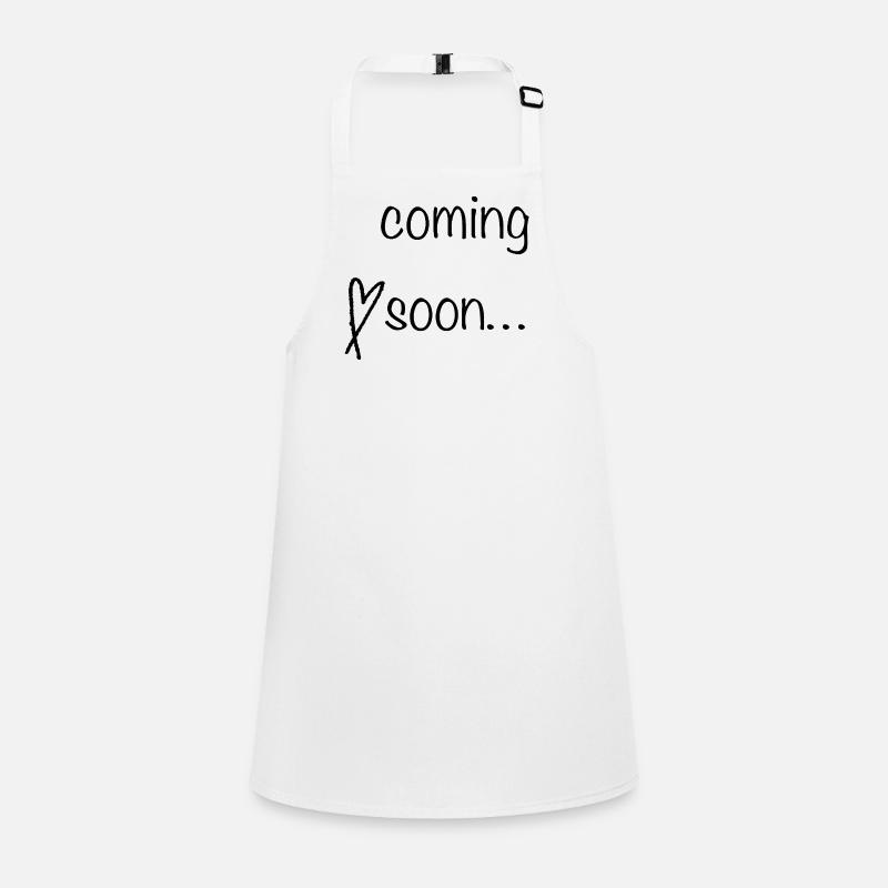 Coming Soon Lettering Children's Apron