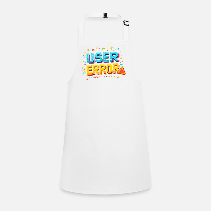 User Error Pixel Art Children's Apron
