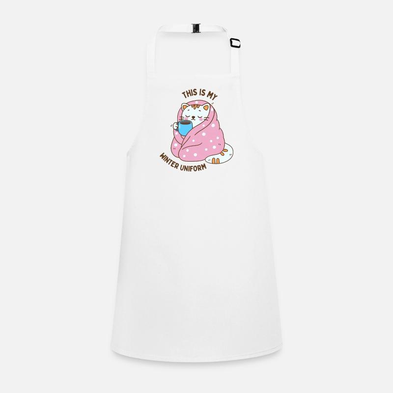 Funny Winter Quotes Children's Apron
