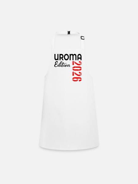 UROMA BABY 2026 - Schürze für Kinder - Weiß