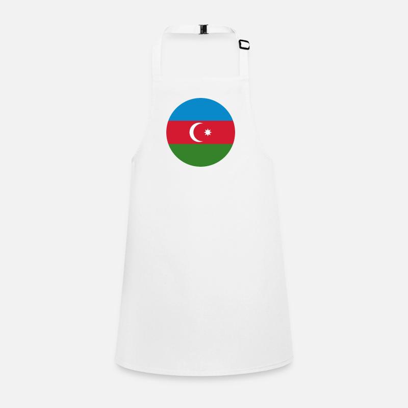 Drapeau rond de l’Azerbaïdjan Tablier Enfant