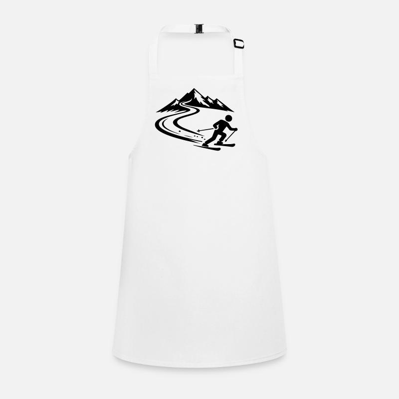 Ski Mountains Slope Children's Apron