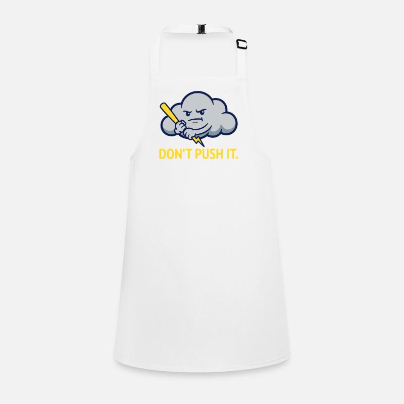 The Grumpy Storm Cloud Warning Children's Apron