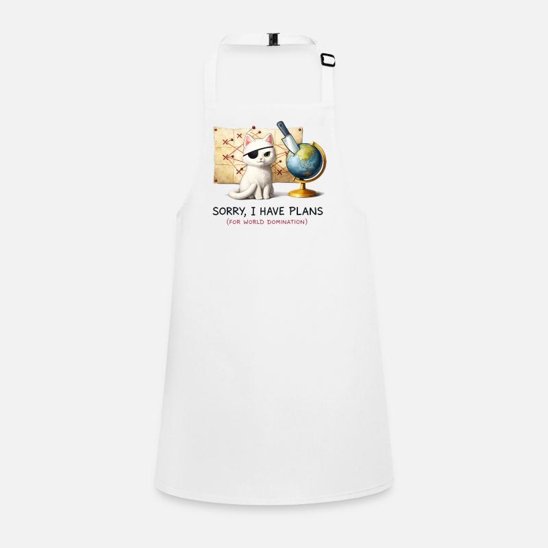 Evil Cat World Domination Plans Children's Apron