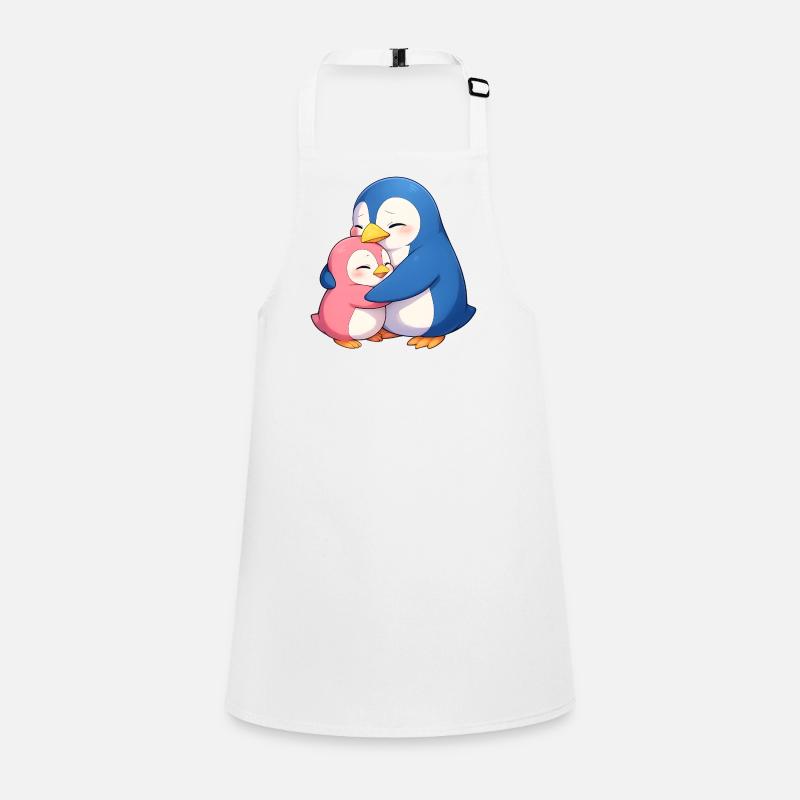 Kuschelpinguine Umarmung Schürze für Kinder