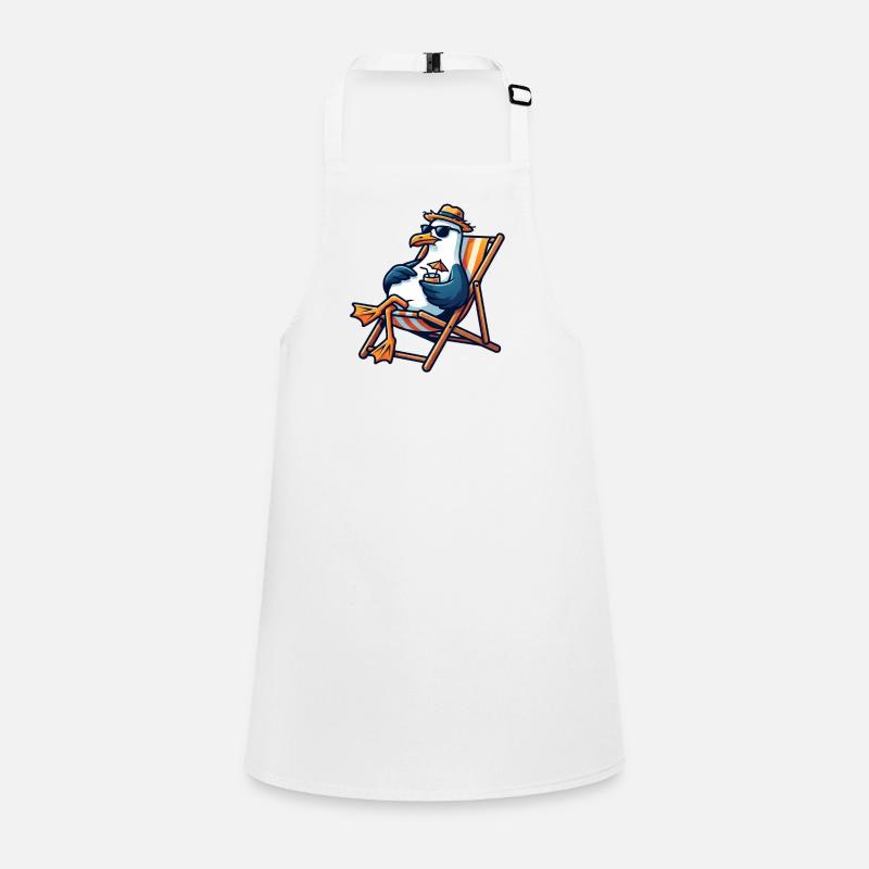 Mouette Lounge de plage Tablier Enfant
