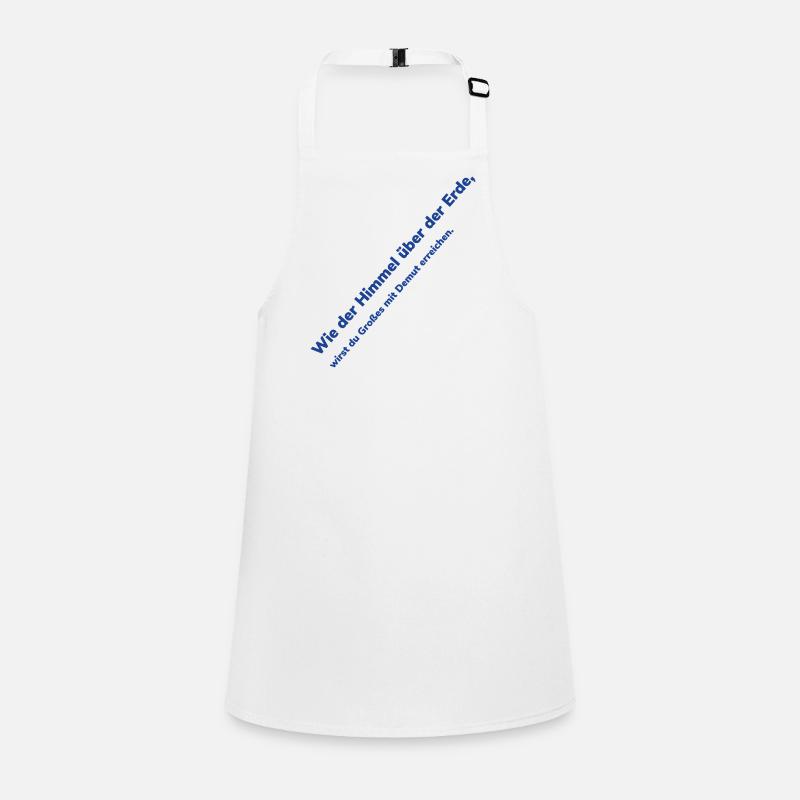 Texte diagonal Heaven Over Earth Tablier Enfant