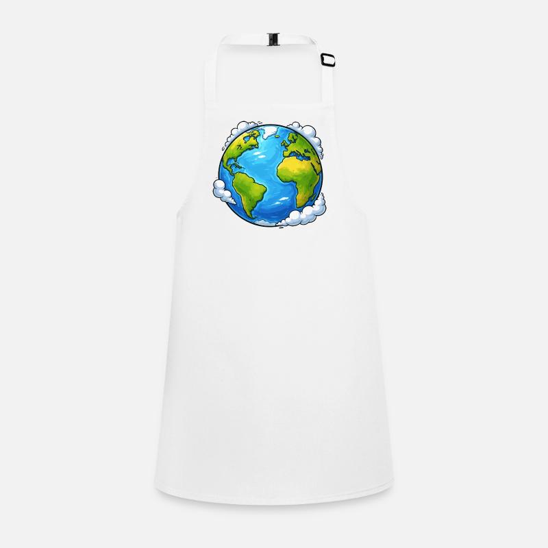 Planète Monde Terrestre Tablier Enfant