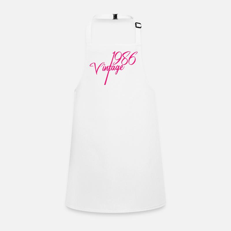 Vintage 1986 Script Collection Children's Apron