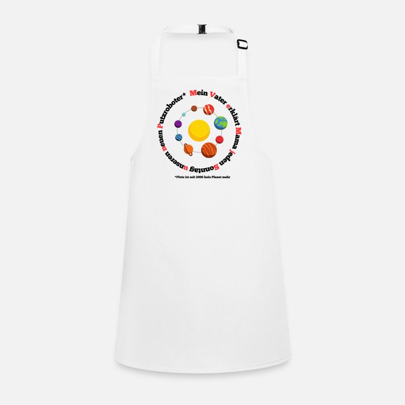 Sonnensystem lustig Schürze für Kinder