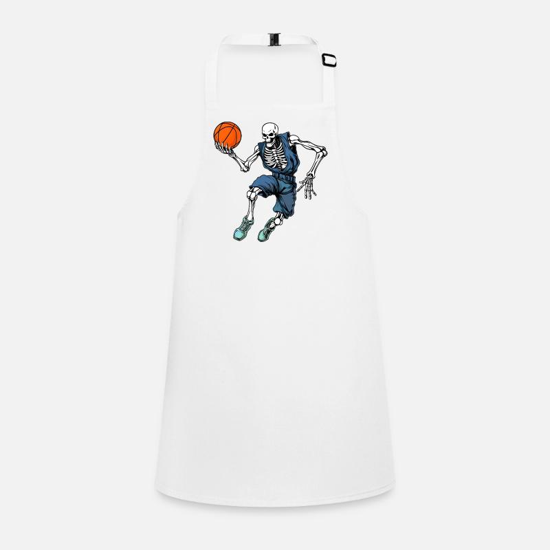 Skelette Basketball / Hooper Schürze für Kinder