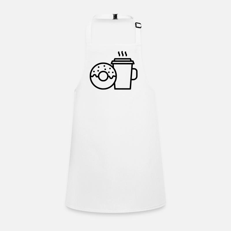 Donut and Coffee Mug Children's Apron