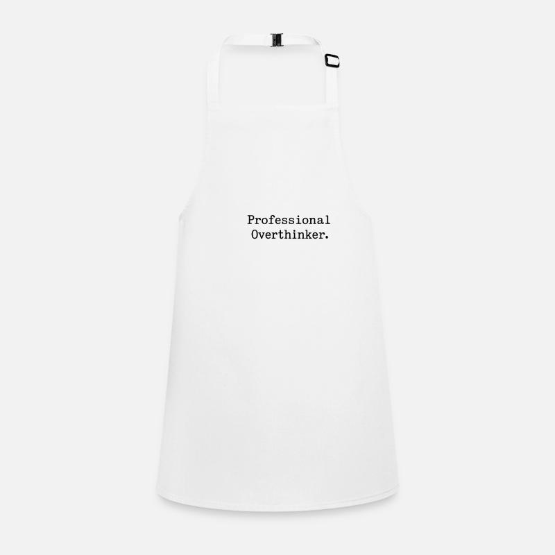 Professional OVERTHINKER Minimalist Schürze für Kinder