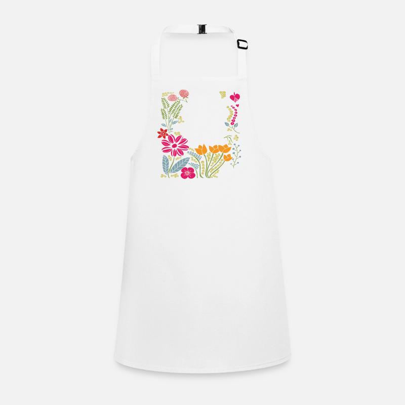 Floral Frame Children's Apron