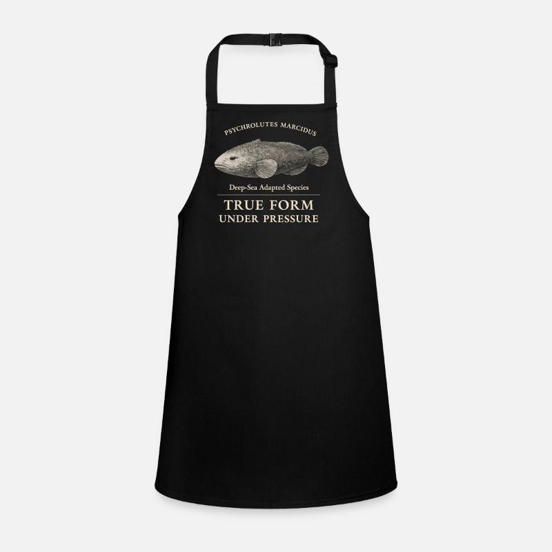 Blobfish : Vraie forme sous pression – Psychrolutes Tablier Enfant