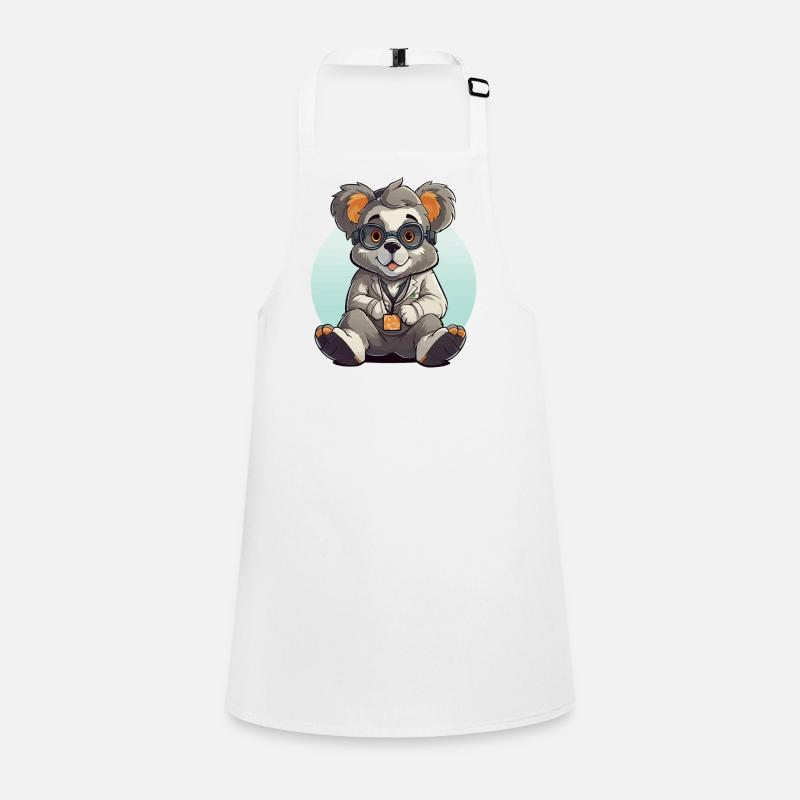 Scientifique panda de Kawaii Tablier Enfant