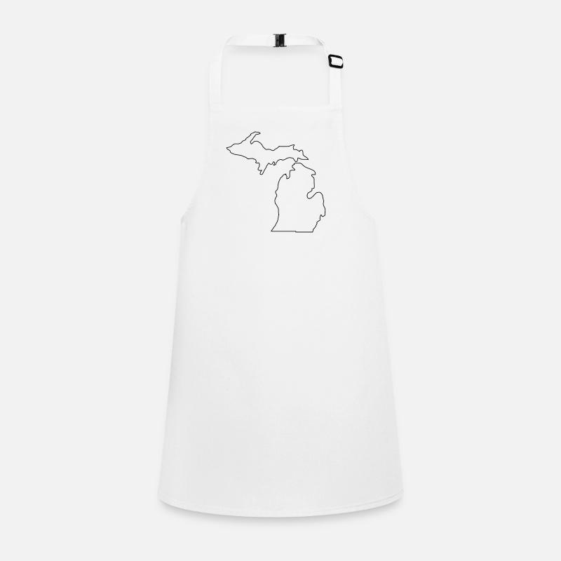 Michigan map Children's Apron