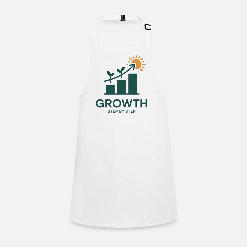 Growth Step by Step – Erfolg & Wachstum Schürze für Kinder