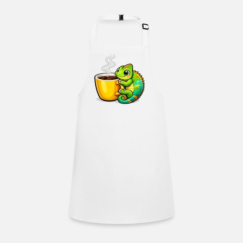 Coffee Dragon Cuddle Children's Apron
