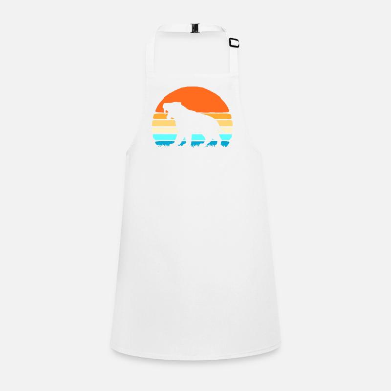 Urzeit Säbelzahntiger Schürze für Kinder