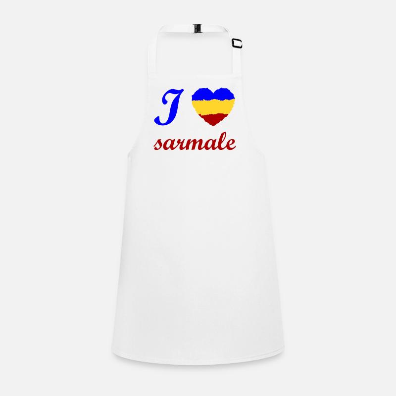 J’adore Sarmale et la Roumanie Tablier Enfant